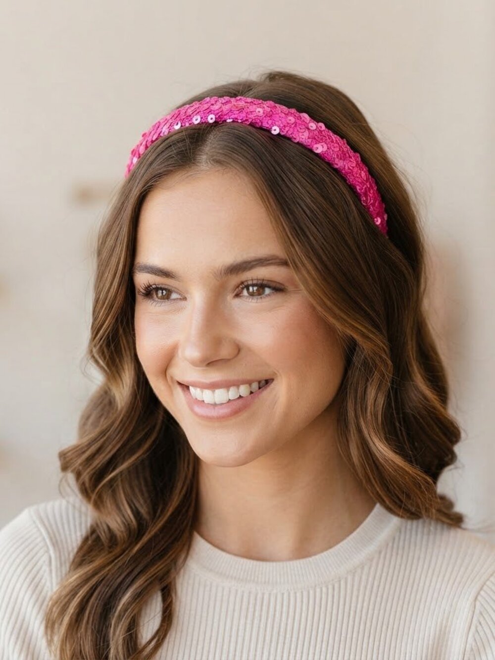 Pink Thin Headband Head Band